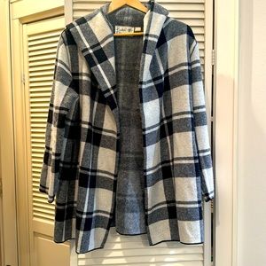 Field Flower from Anthropologie 100% wool cardigan with hood